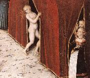 CRANACH, Lucas the Elder The Fountain of Youth (detail)  215 oil painting